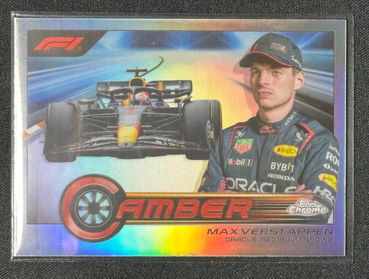 2023 Topps Chrome Formula 1 #CAM-MVII Max Verstappen Camber