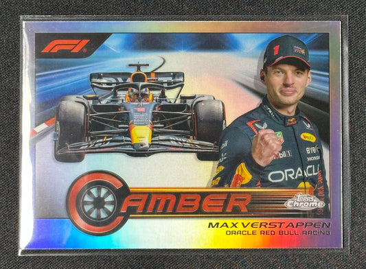 2023 Topps Chrome Formula 1 #CAM-MV Max Verstappen Camber
