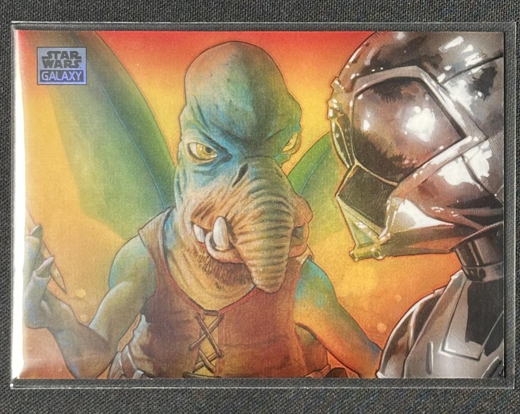 2024 Topps Chrome Star Wars Galaxy #41 Watto Refractor