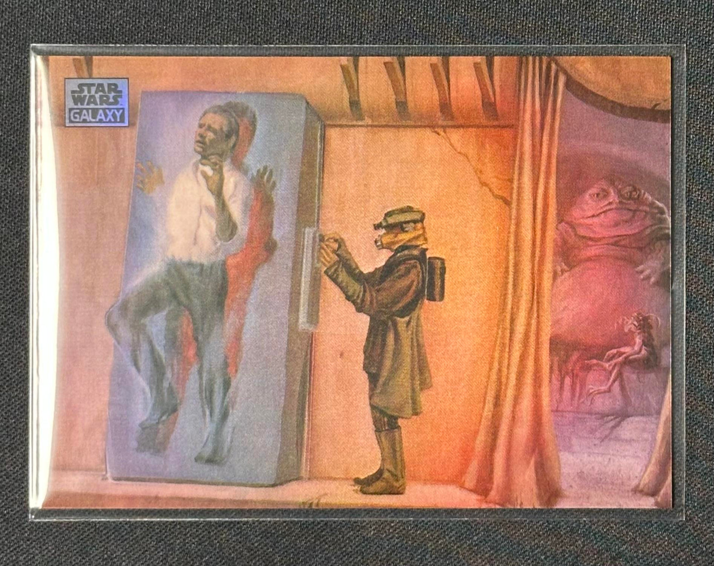 2024 Topps Chrome Star Wars Galaxy #22 Han Solo in Carbonite Refractor