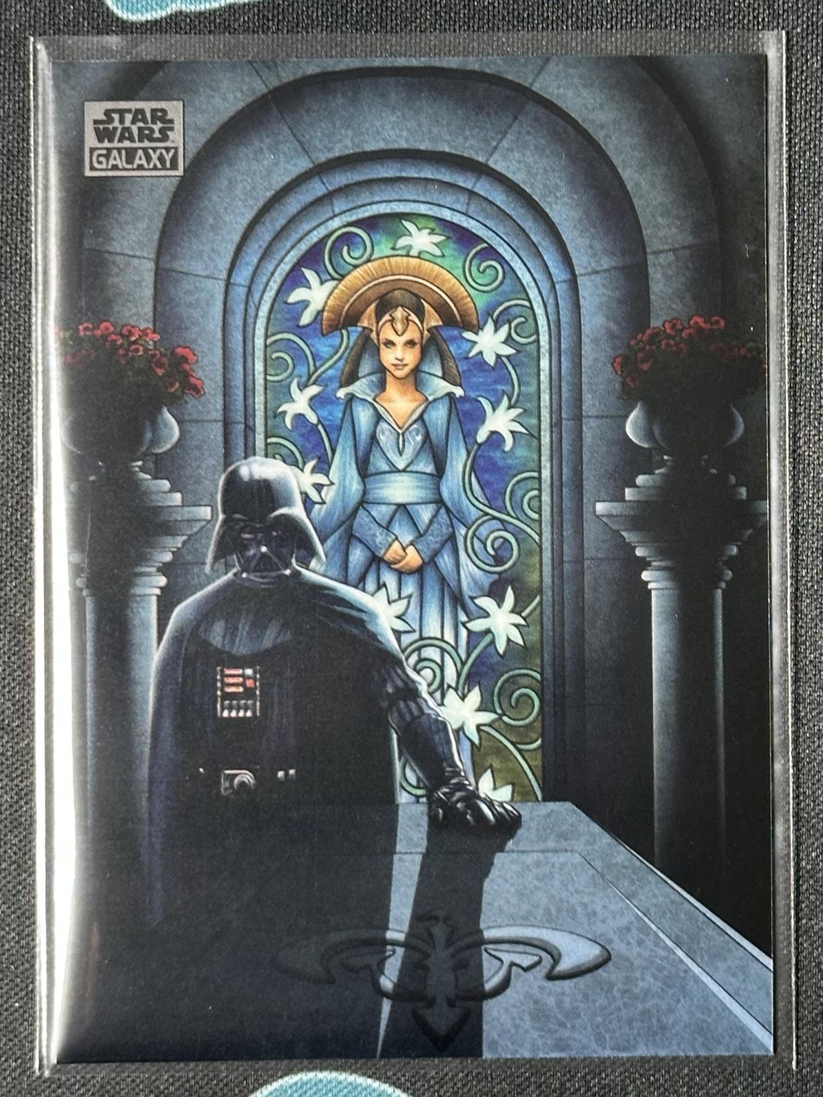 2024 Topps Chrome Star Wars Galaxy #31 Mourning for Padmé