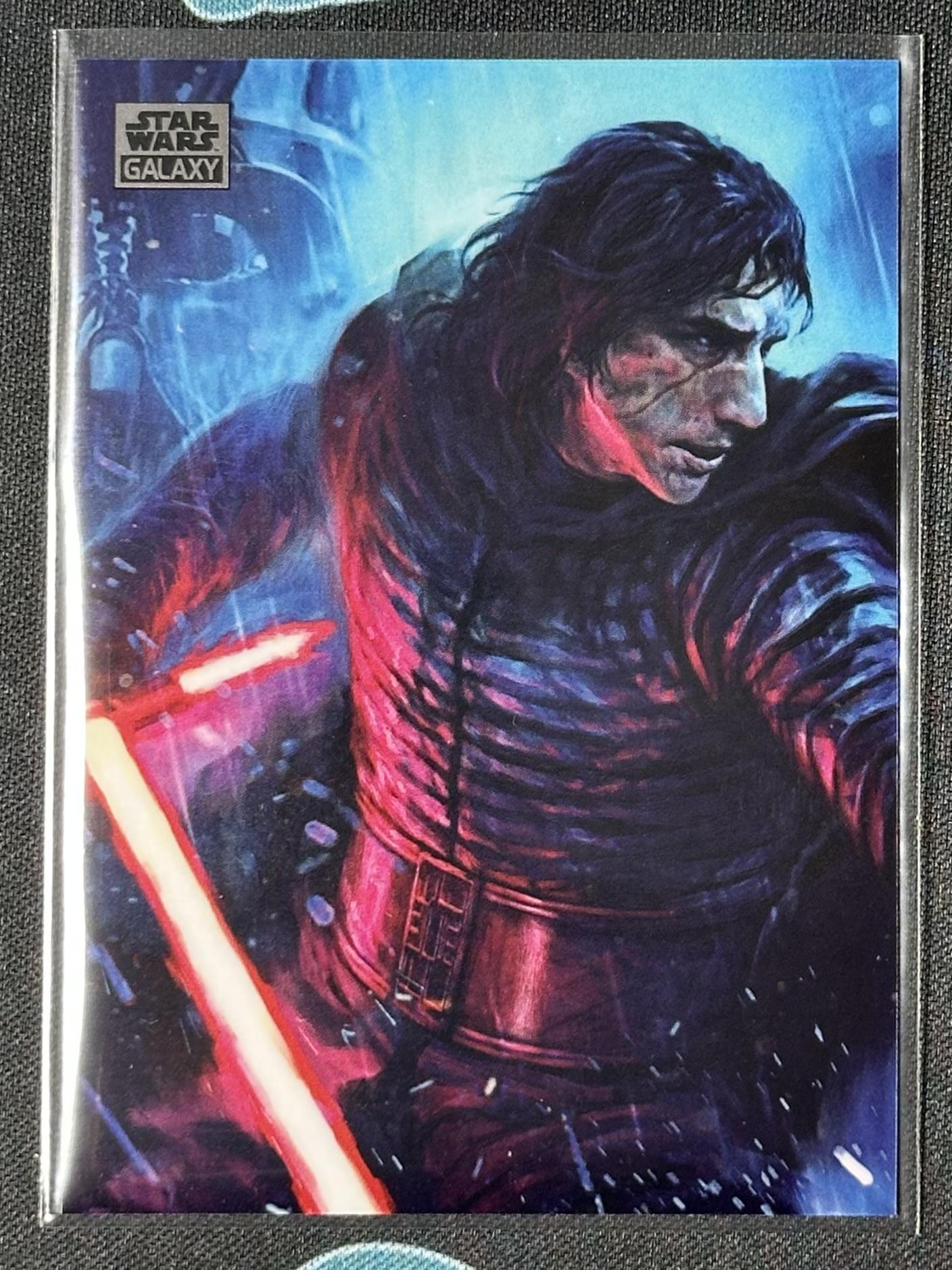 2024 Topps Chrome Star Wars Galaxy #71 The Duel: Kylo Ren