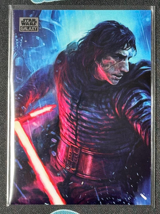 2024 Topps Chrome Star Wars Galaxy #71 The Duel: Kylo Ren