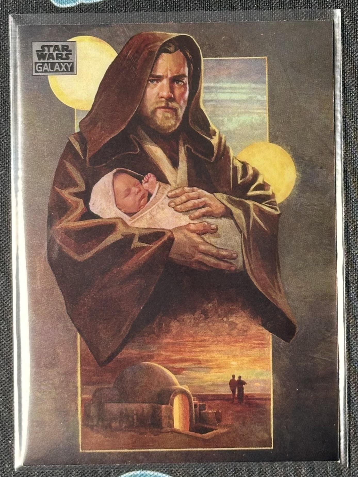 2024 Topps Chrome Star Wars Galaxy #77 I Will Watch Over Him