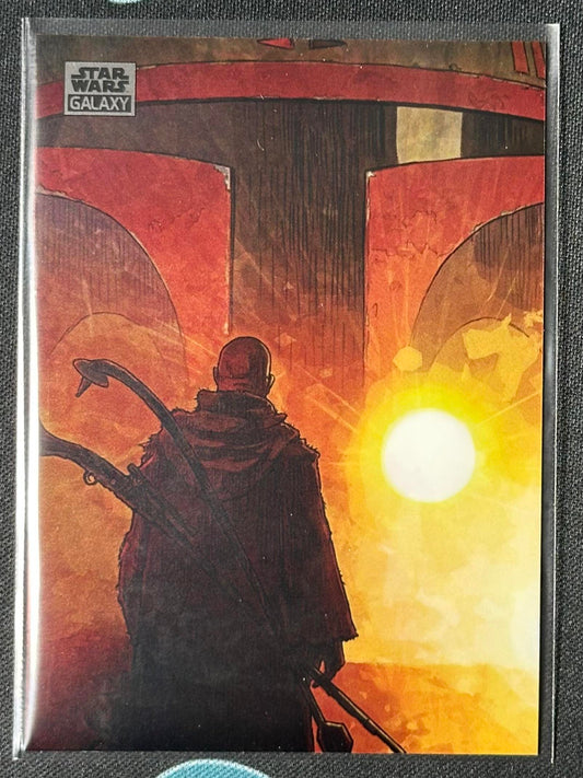 2024 Topps Chrome Star Wars Galaxy #36 The Hunter