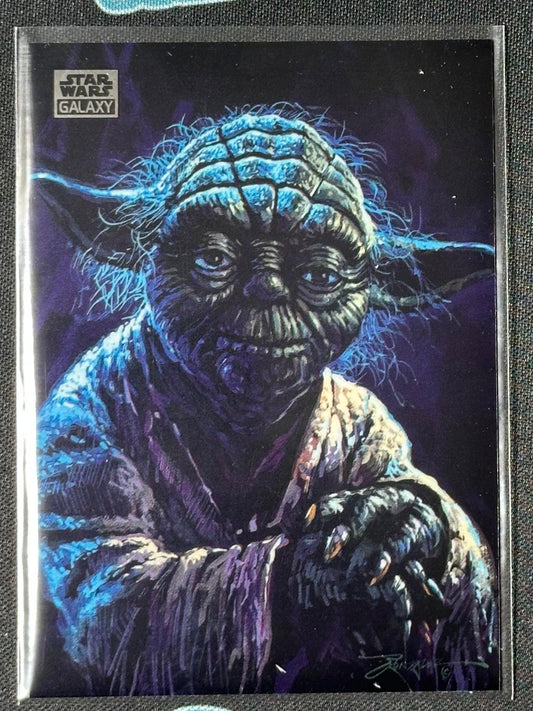 2024 Topps Chrome Star Wars Galaxy #92 Yoda