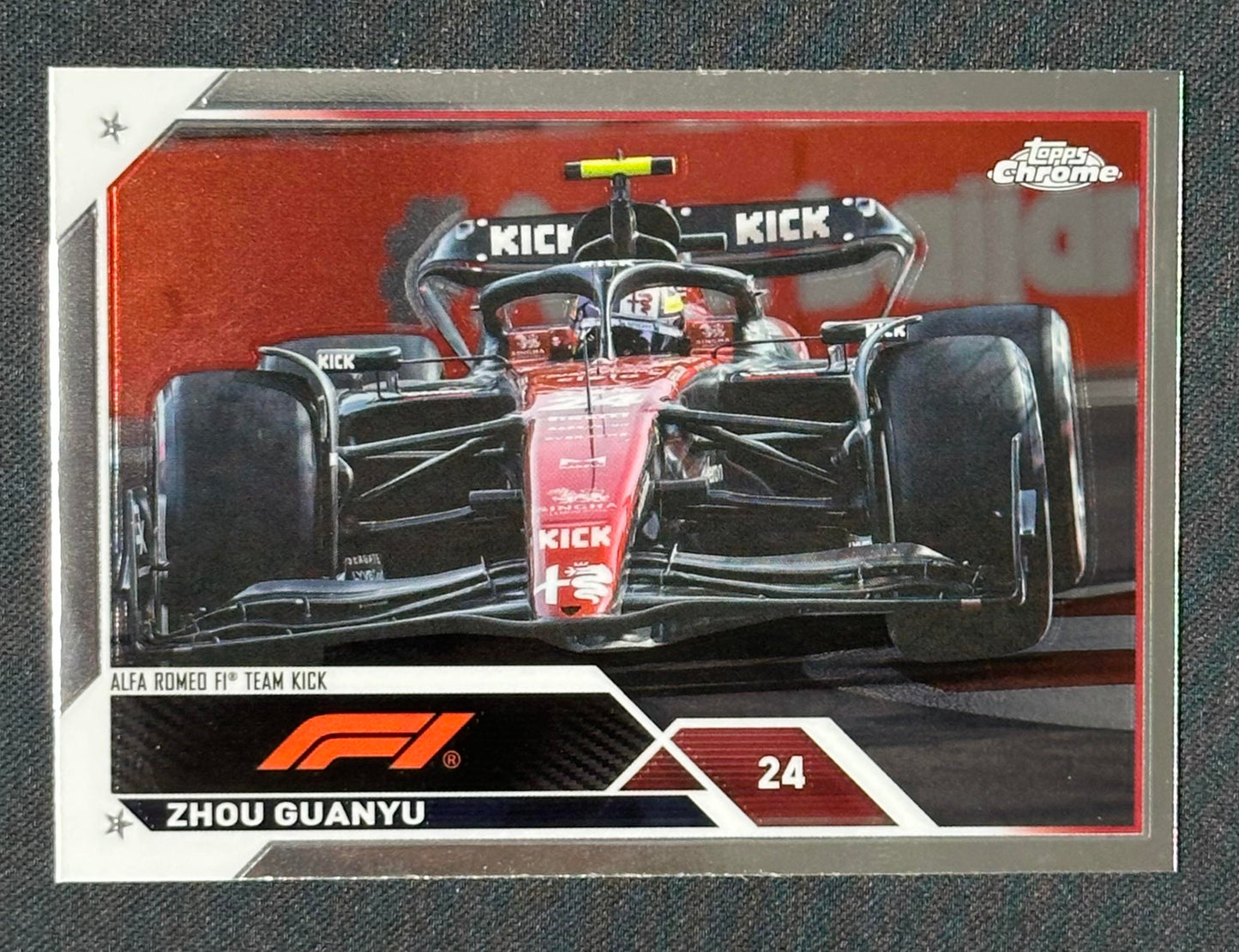 2023 Topps Chrome Formula 1 #119 Zhou Guanyu