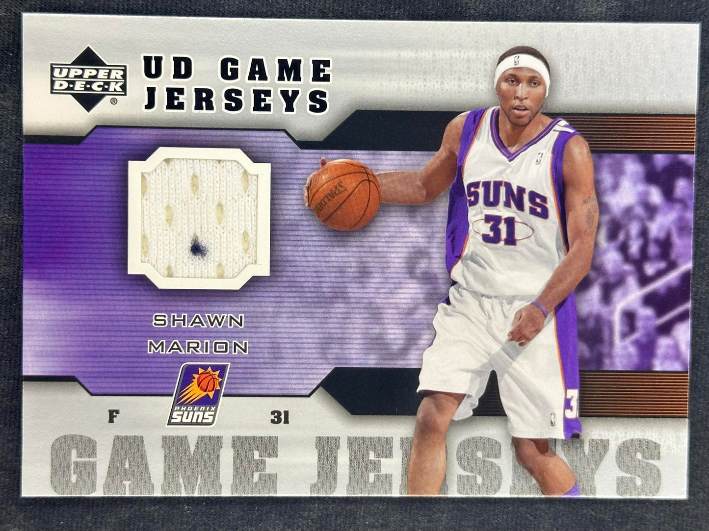 2005-06 Upper Deck #GJ-SM Shawn Marion UD Game Jerseys