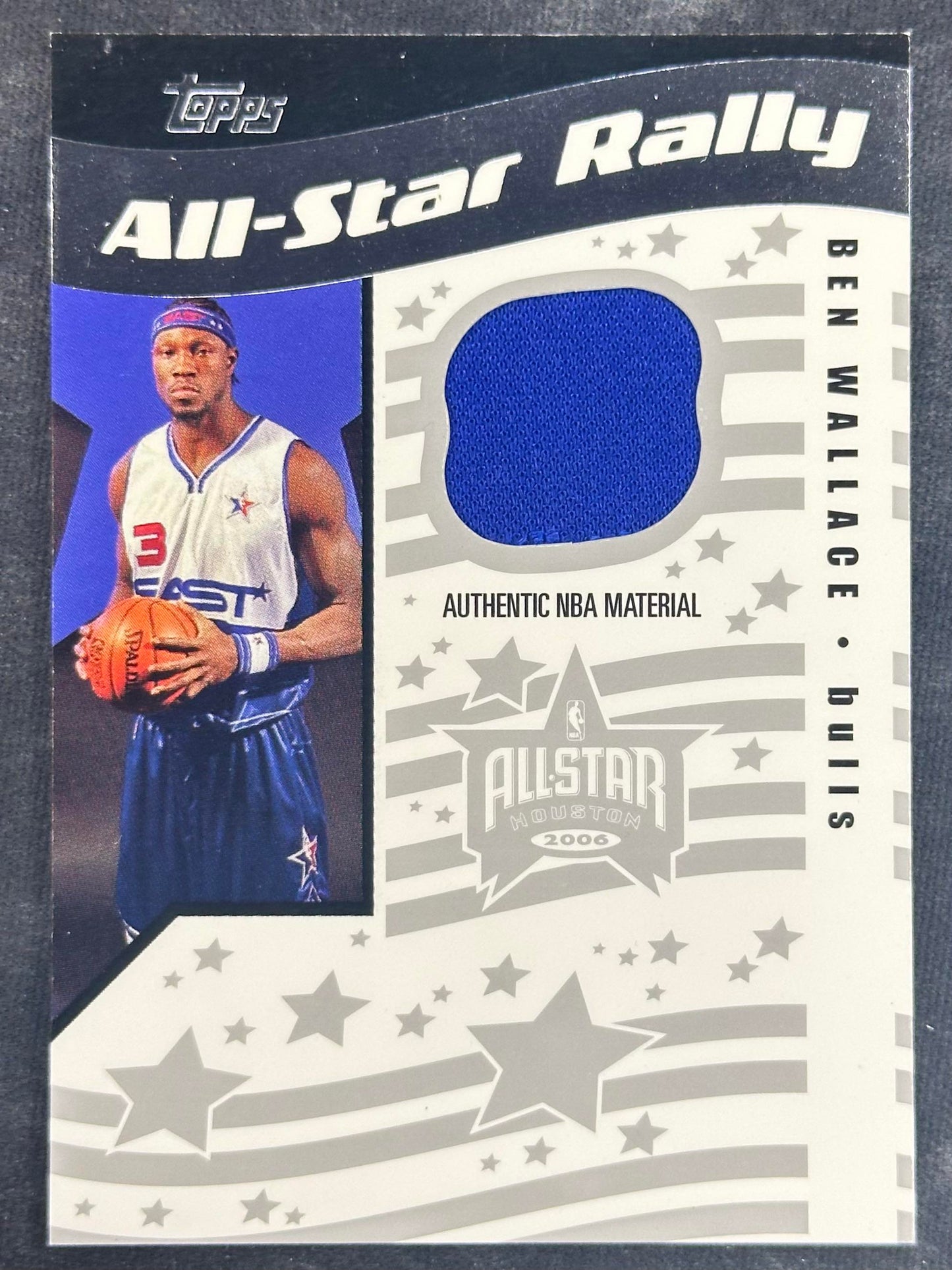 2006-07 Topps Big Game #ASR-BW Ben Wallace All-Star Rally Relics Jerseys #/99