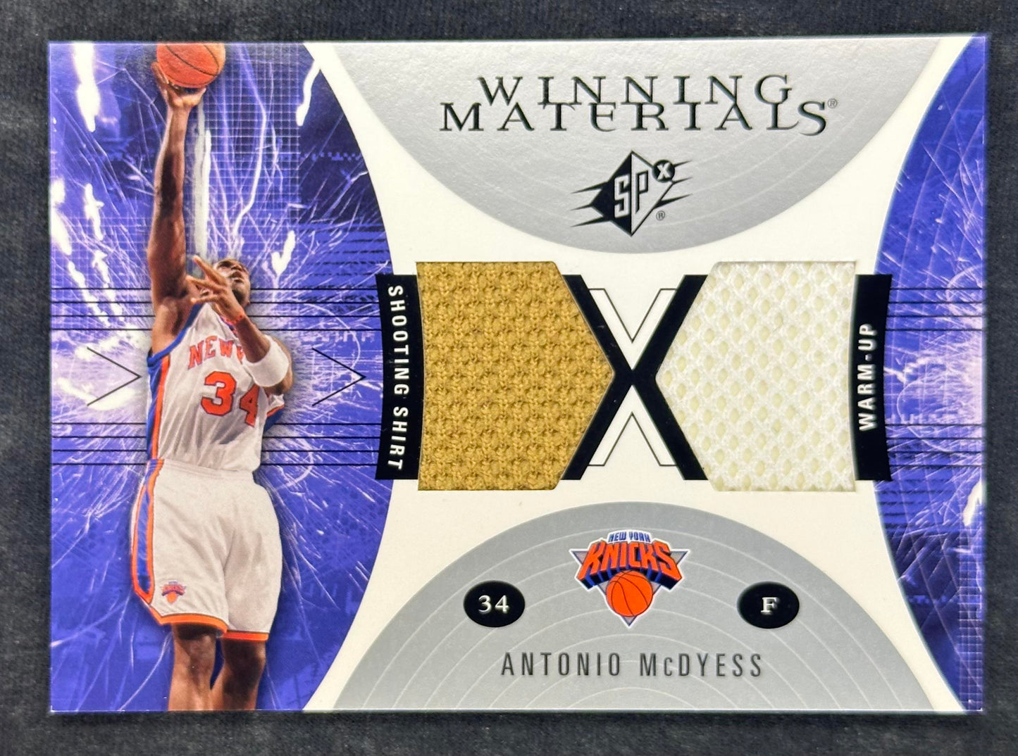 2003-04 SPx #WM21 Antonio McDyess Winning Materials