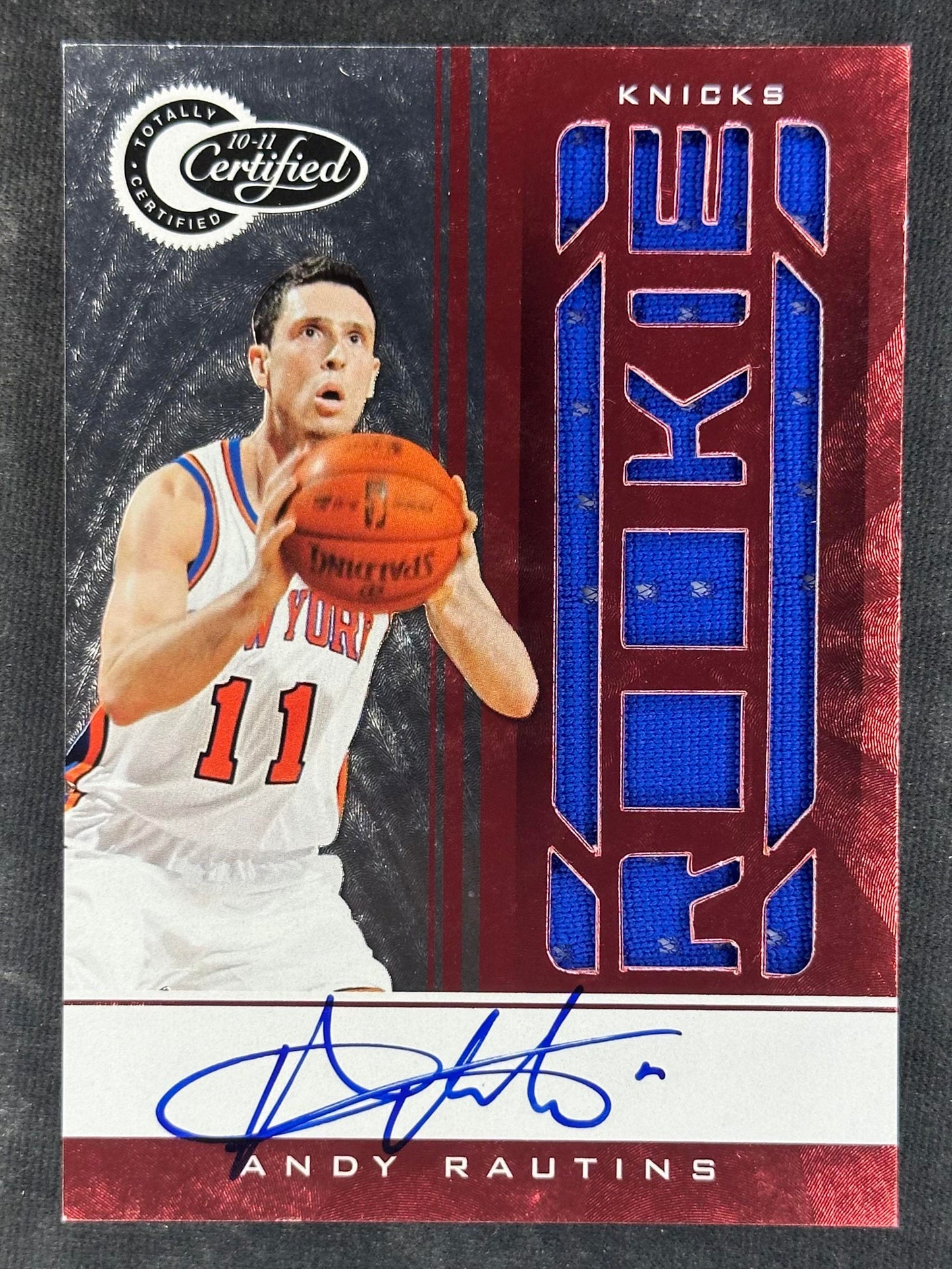 2010-11 Panini Totally Certified #185 Andy Rautins Red Autographs #/99