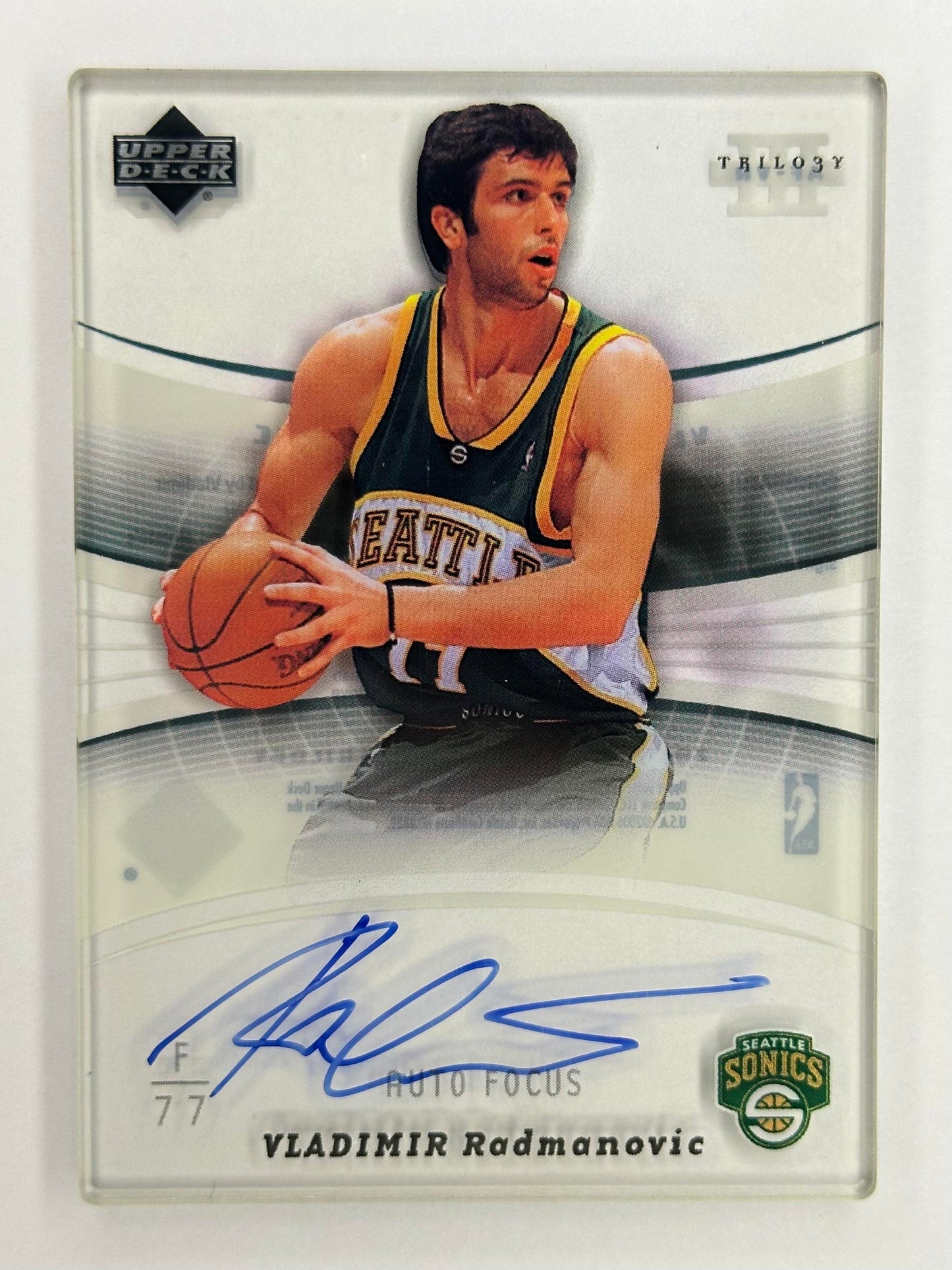 2005-06 Upper Deck Trilogy #AF-VR Vladimir Radmanovic Auto Focus