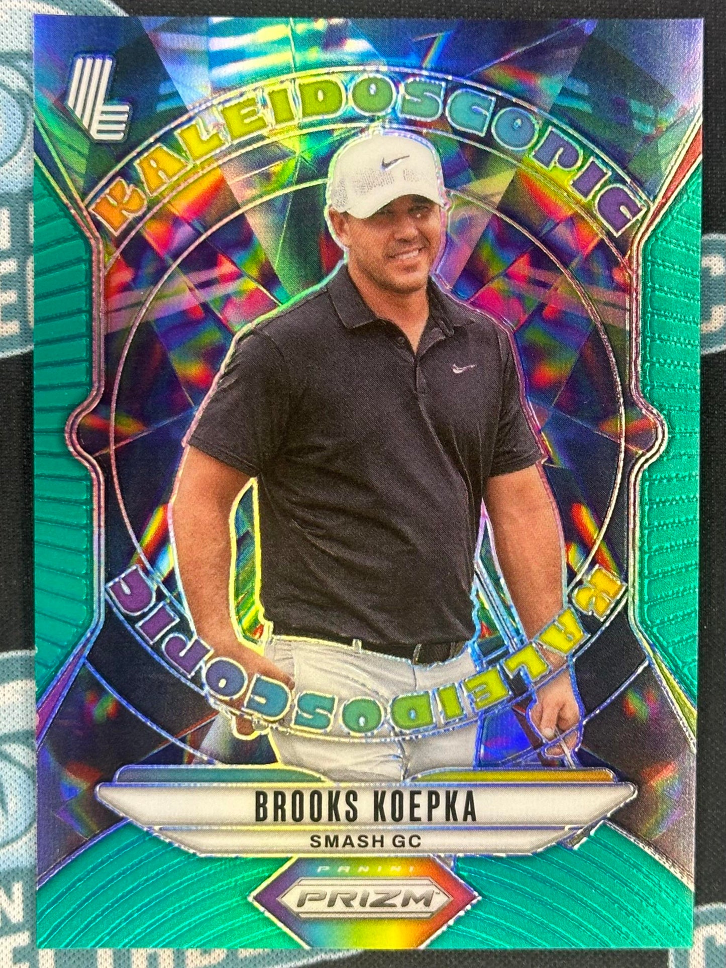 2025 Panini Prizm LIV #4 Brooks Koepka Kaleidoscopic Prizms Teal #/275