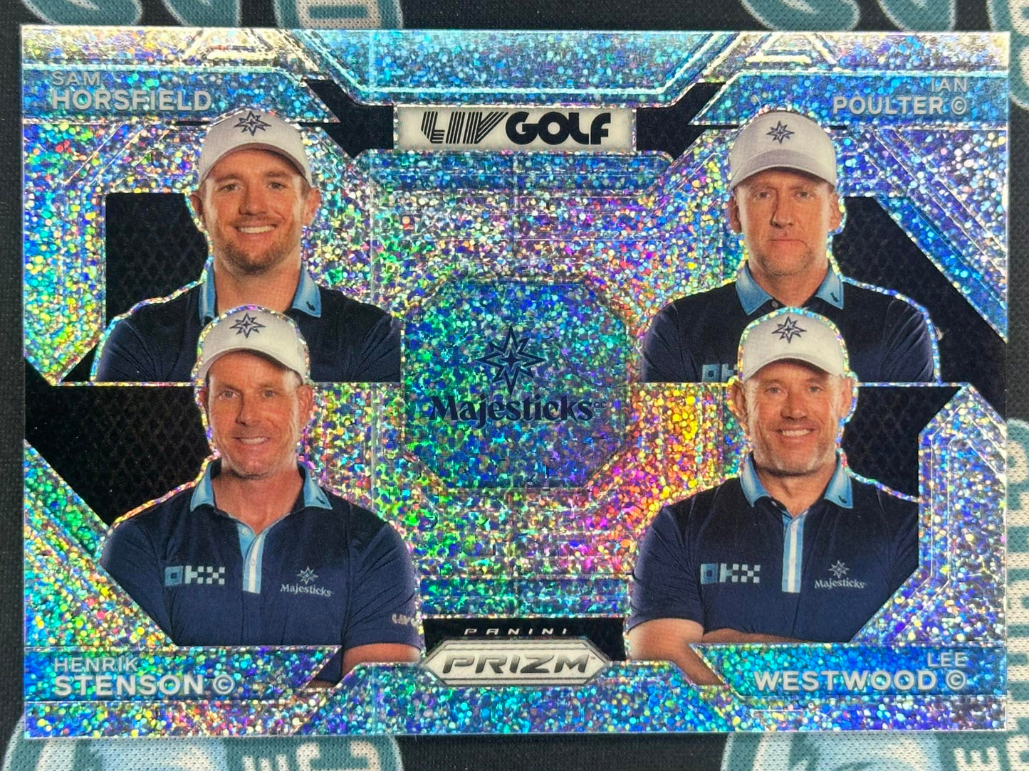 2024 Panini Prizm LIV #63 Stenson / Horsfield / Poulter / Westwood Pulsar /299