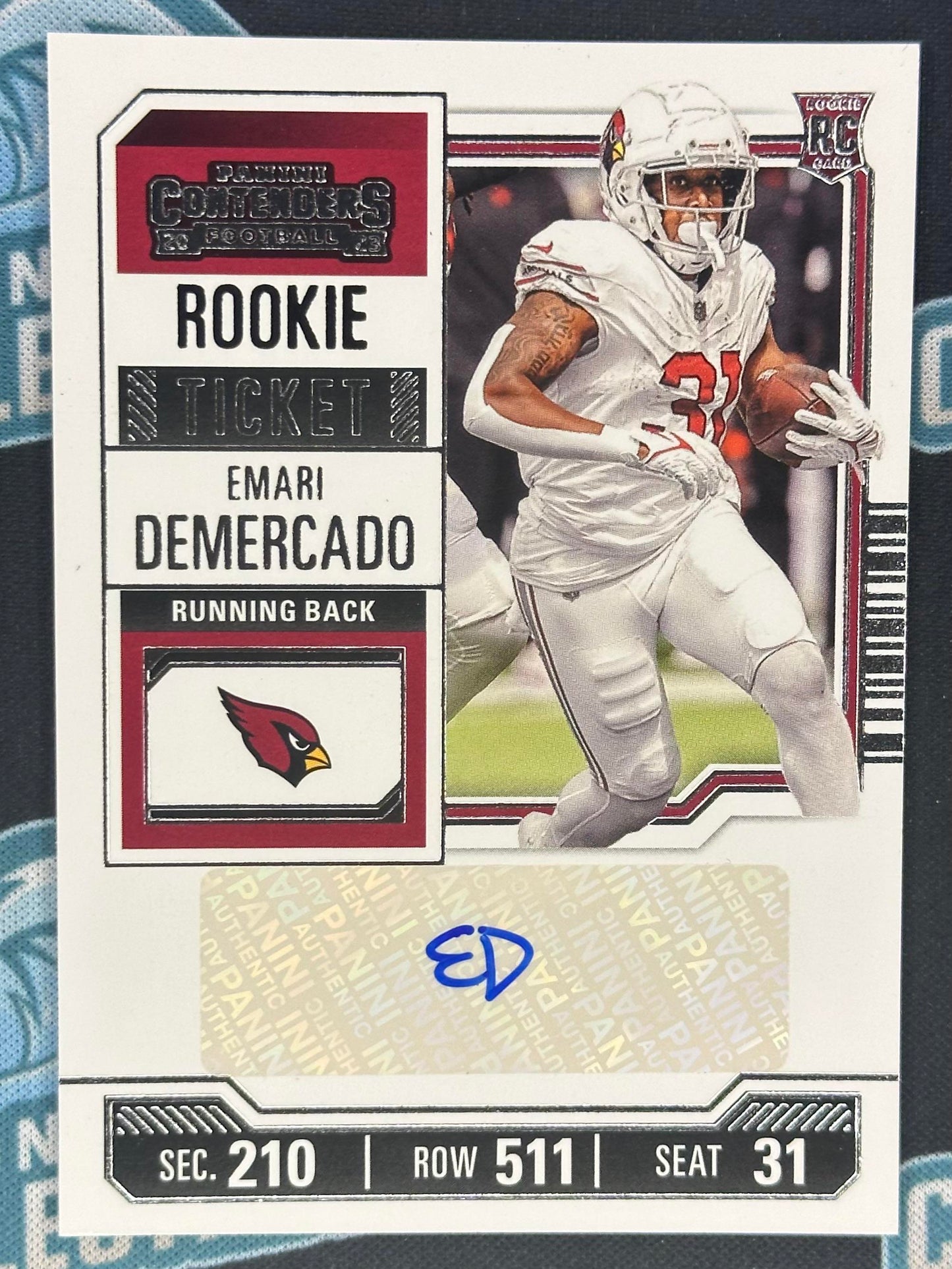 2023 Panini Contenders #301 Emari Demercado