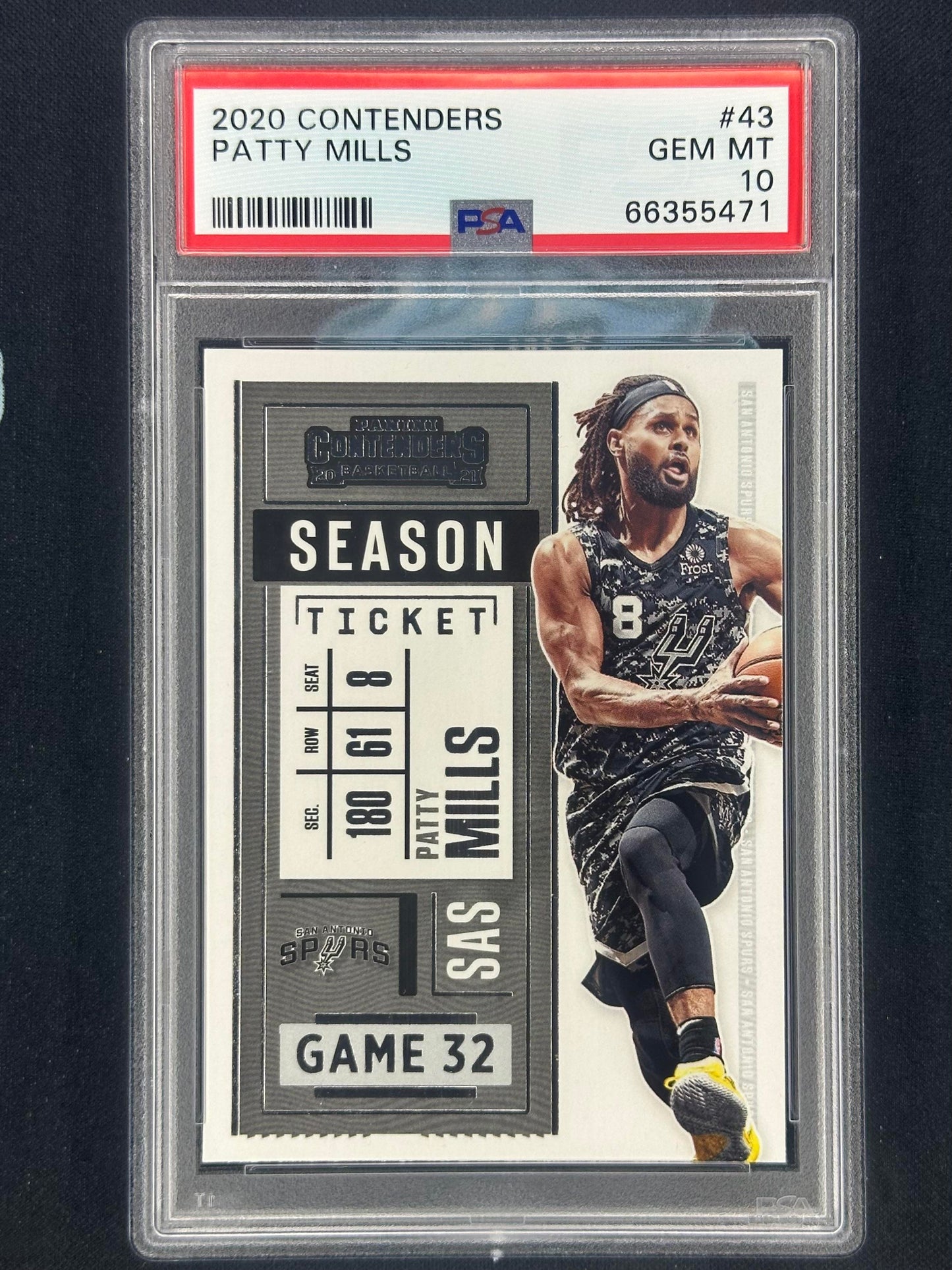 2020 Panini Contenders #43 Patty Mills PSA 10