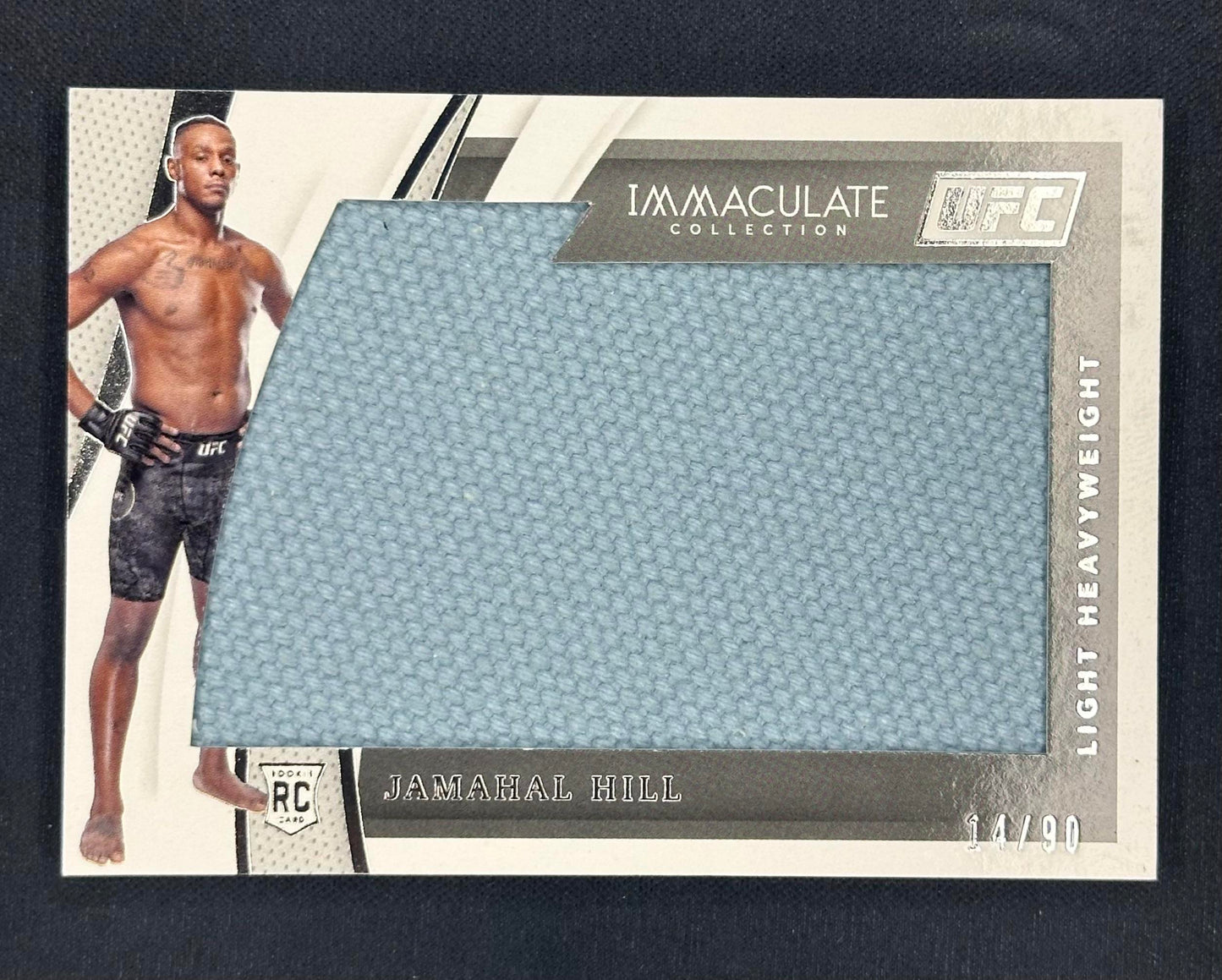 2021 Panini Immaculate Collection UFC Jamahal Hill Fight Mat Memorabilia /90