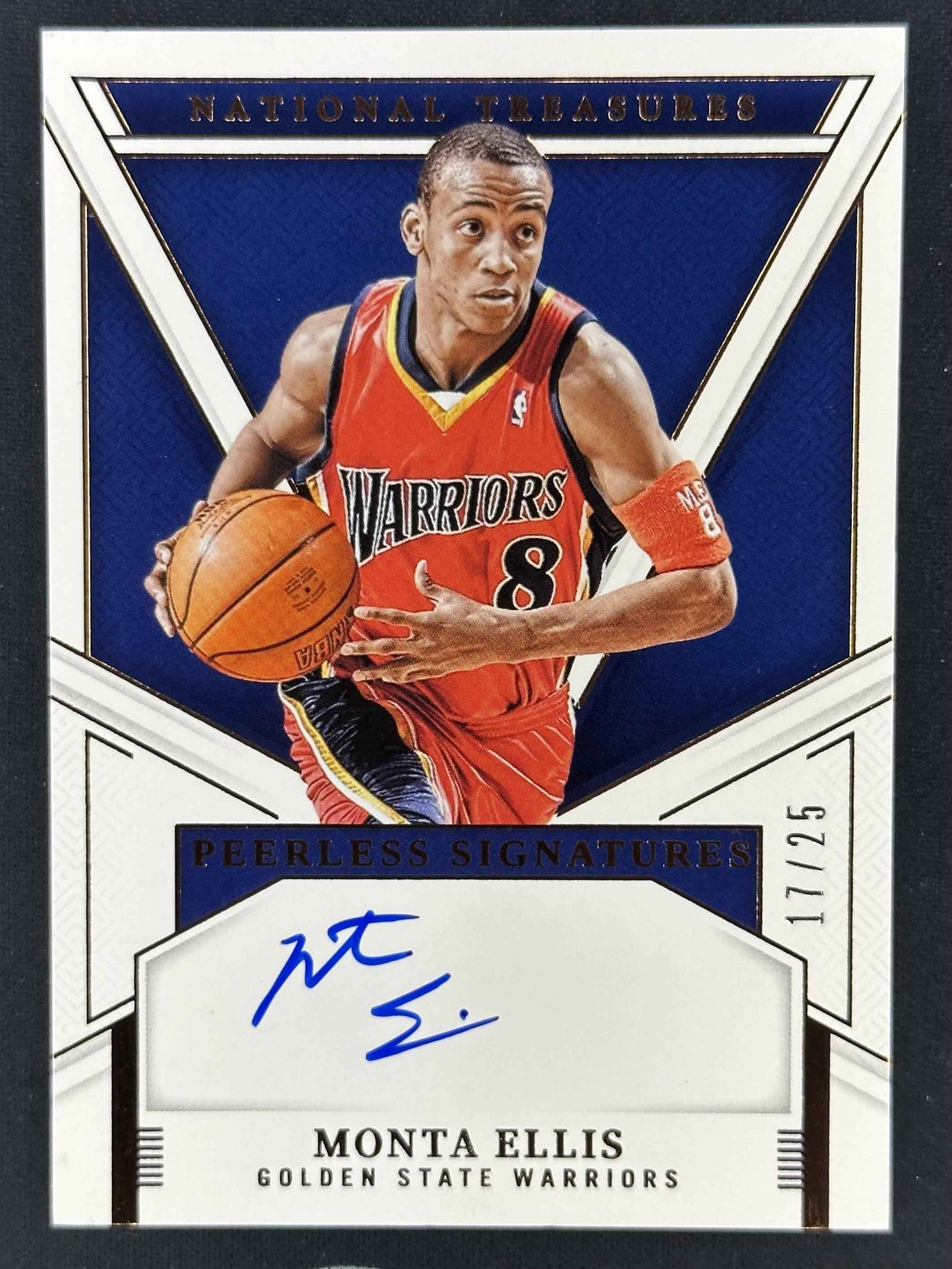 2024-25 Panini National Treasures Monta Ellis Peerless Signatures Bronze /25