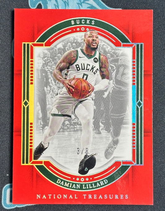 2023-24 Panini National Treasures - Damian Lillard /8
