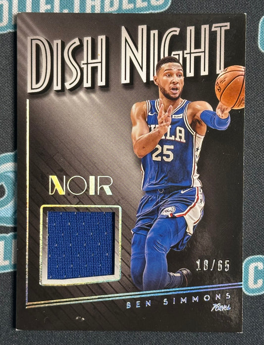 2018-19 Panini Noir Basketball Dish Night Ben Simmons /65