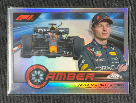 2023 Topps Chrome Formula 1 #CAM-MVIIII Max Verstappen Camber