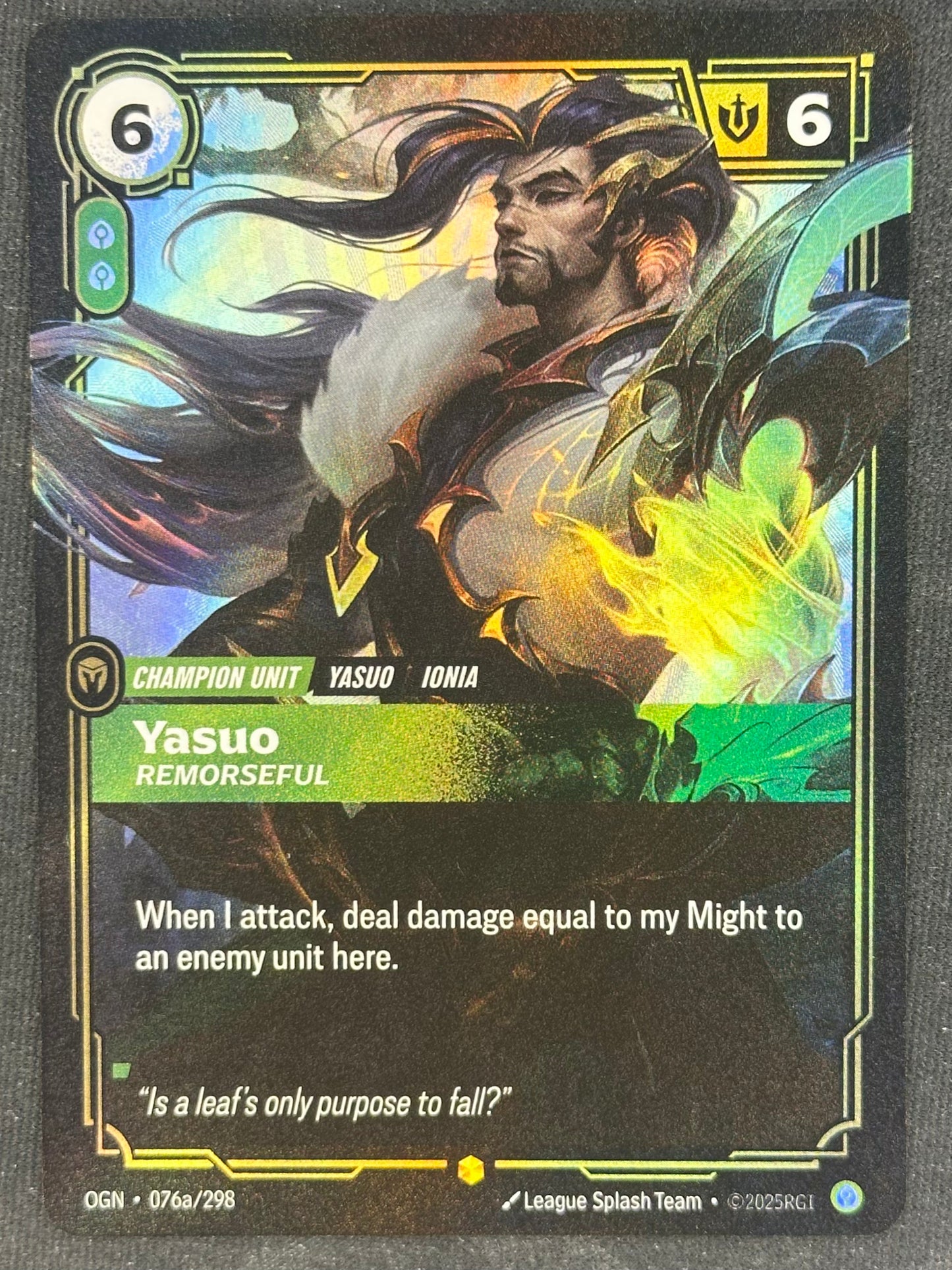 Yasuo - Remorseful (Alternate Art) - Origins (OGN)