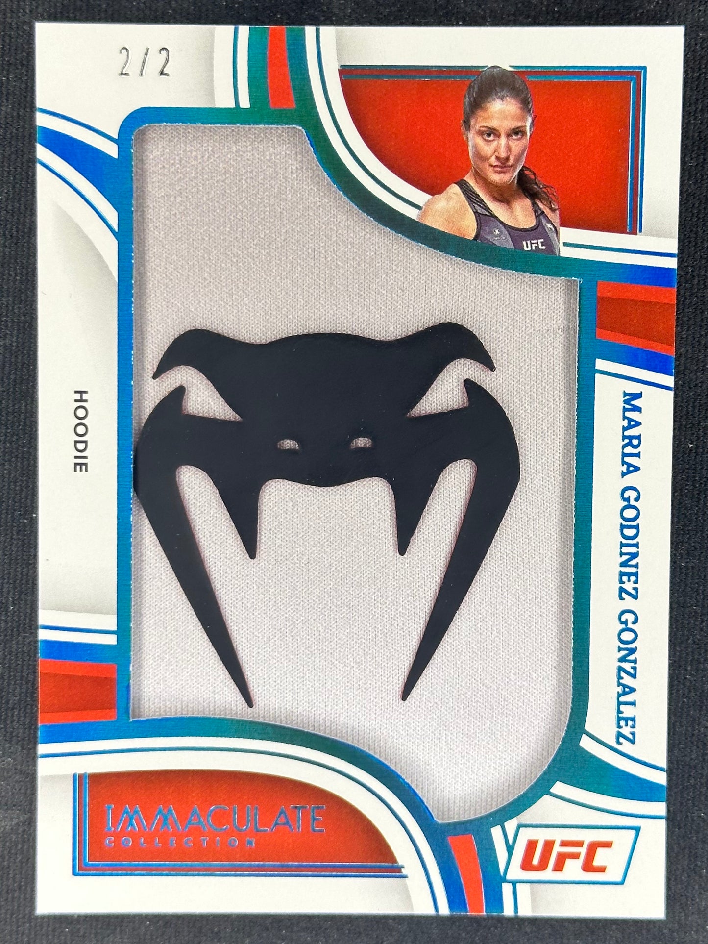 2023 Immaculate UFC Maria Godinez Jumbo Logo Patch /2