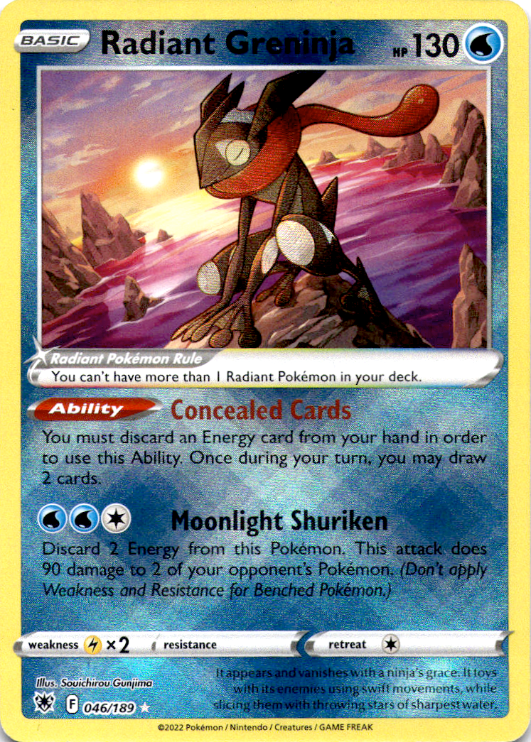 Radiant Greninja Full Art 046/189