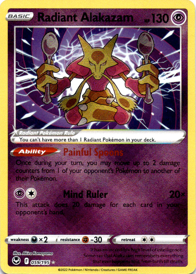 Radiant Alakazam HR 059/195