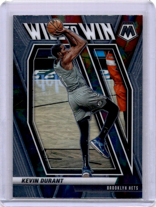 2020-21 Panini Mosaic #1 Kevin Durant Will to Win