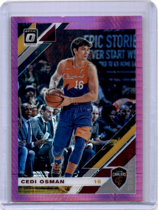 2019-20 Donruss Optic #114 Cedi Osman Hyper Pink