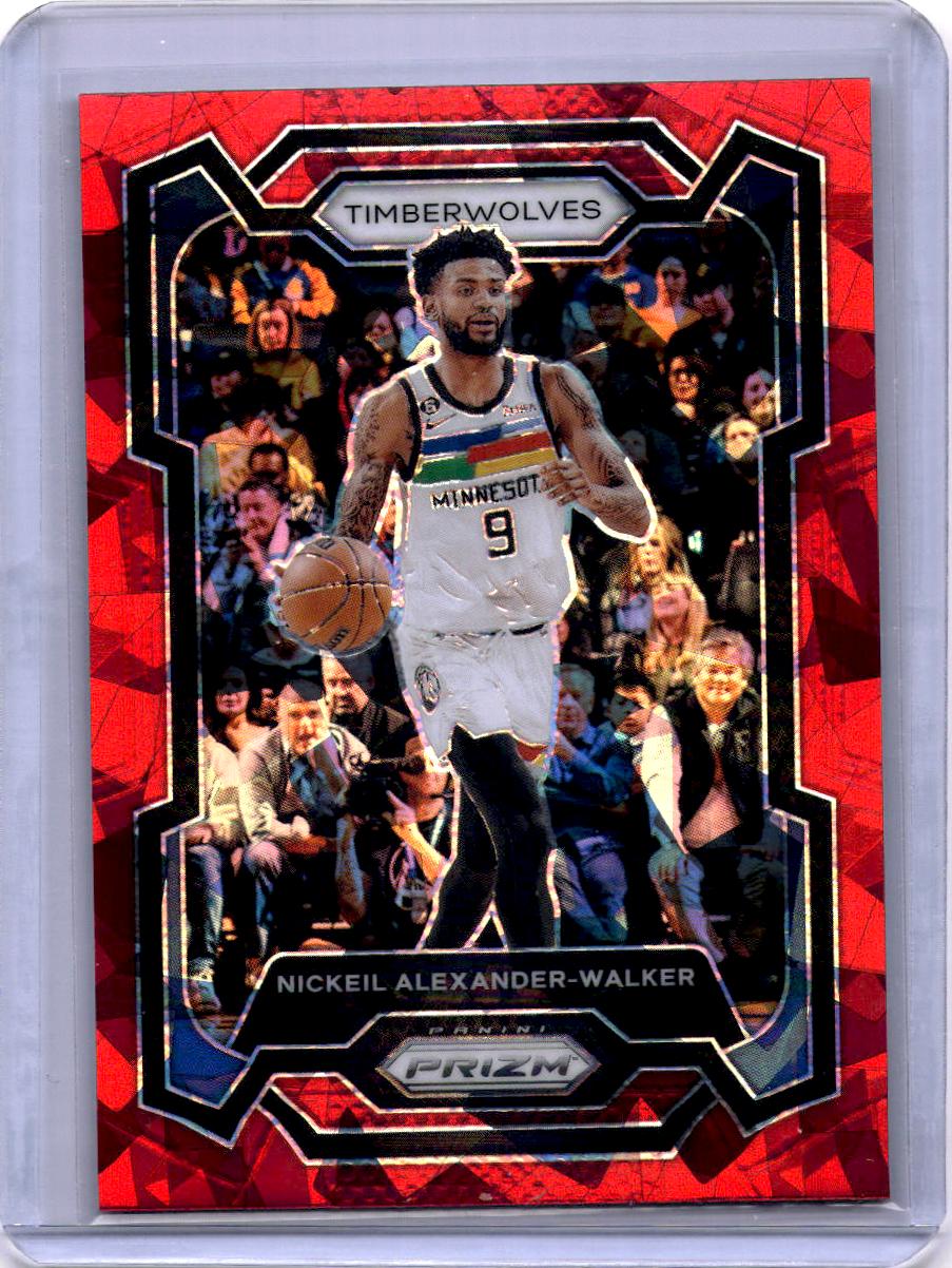 2023-24 Panini Prizm #218 Nickeil Alexander-Walker Prizms Red Ice
