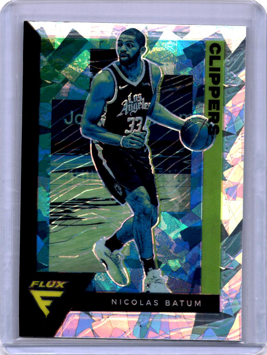 2020-21 Panini Flux #75 Nicolas Batum Fanatics Cracked Ice