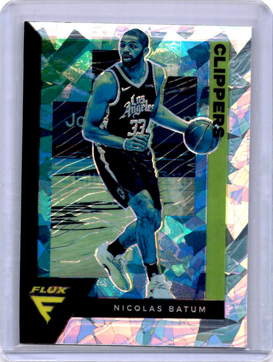 2020-21 Panini Flux #75 Nicolas Batum Fanatics Cracked Ice