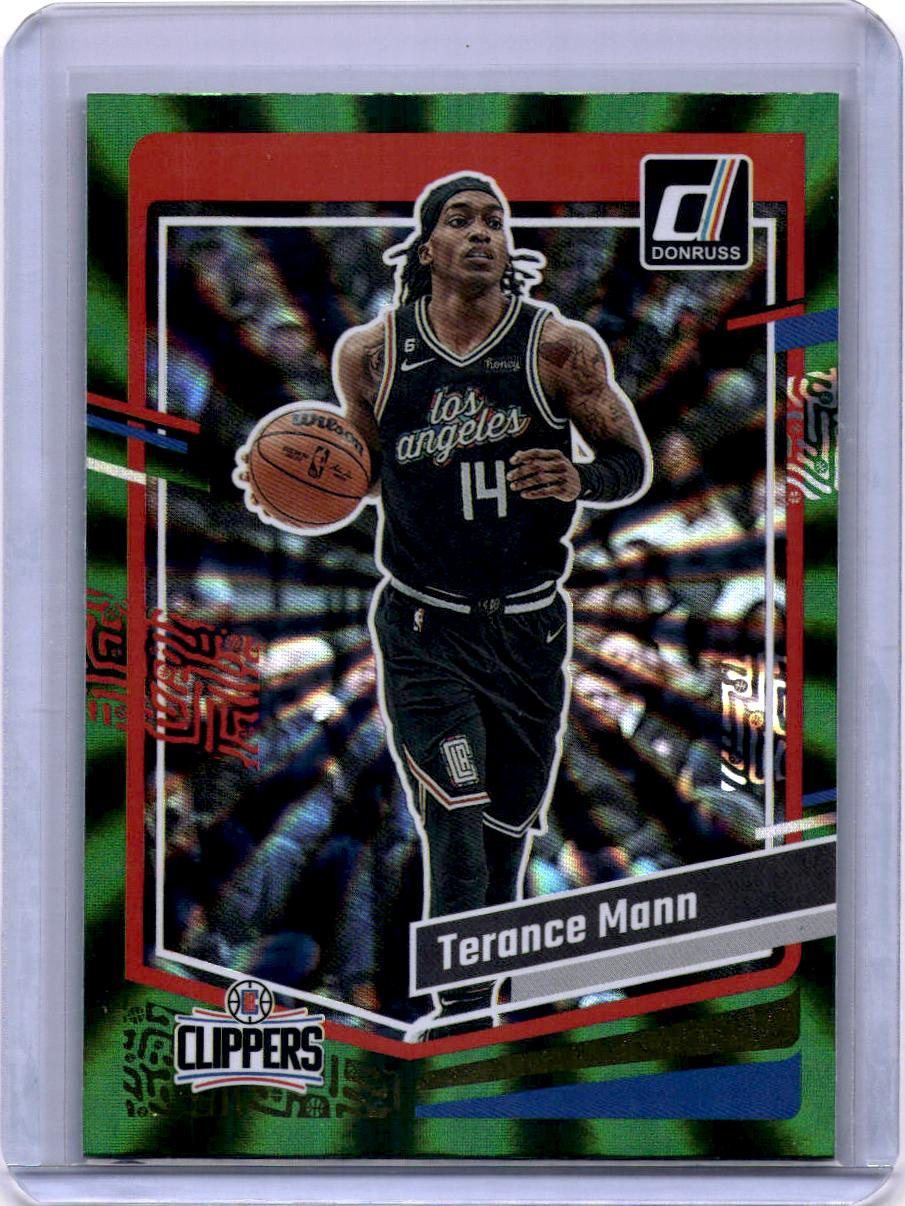 2023-24 Donruss #79 Terance Mann Green Laser Holo