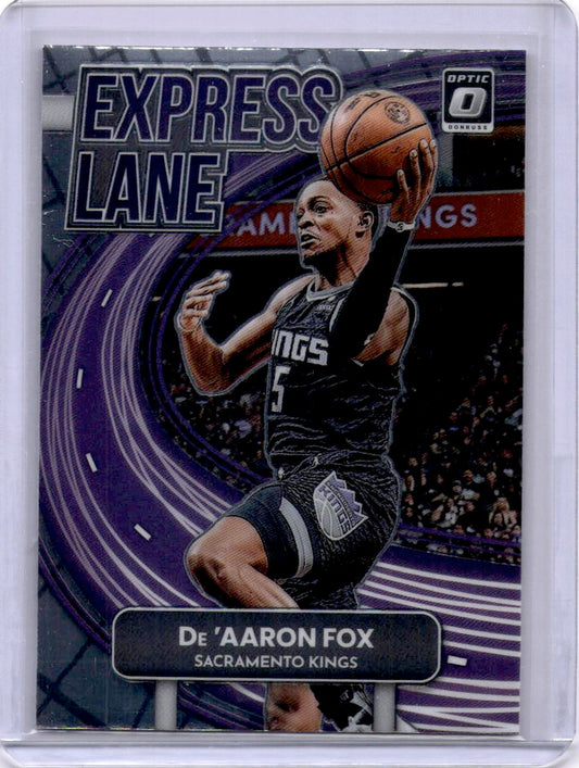 2022-23 Donruss Optic #14 De'Aaron Fox Express Lane