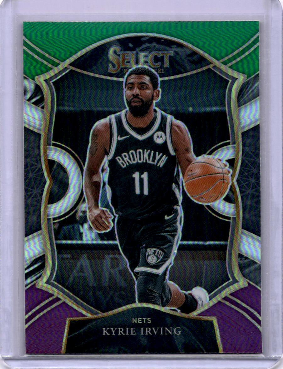 2020-21 Panini Select #42 Kyrie Irving Green White Purple