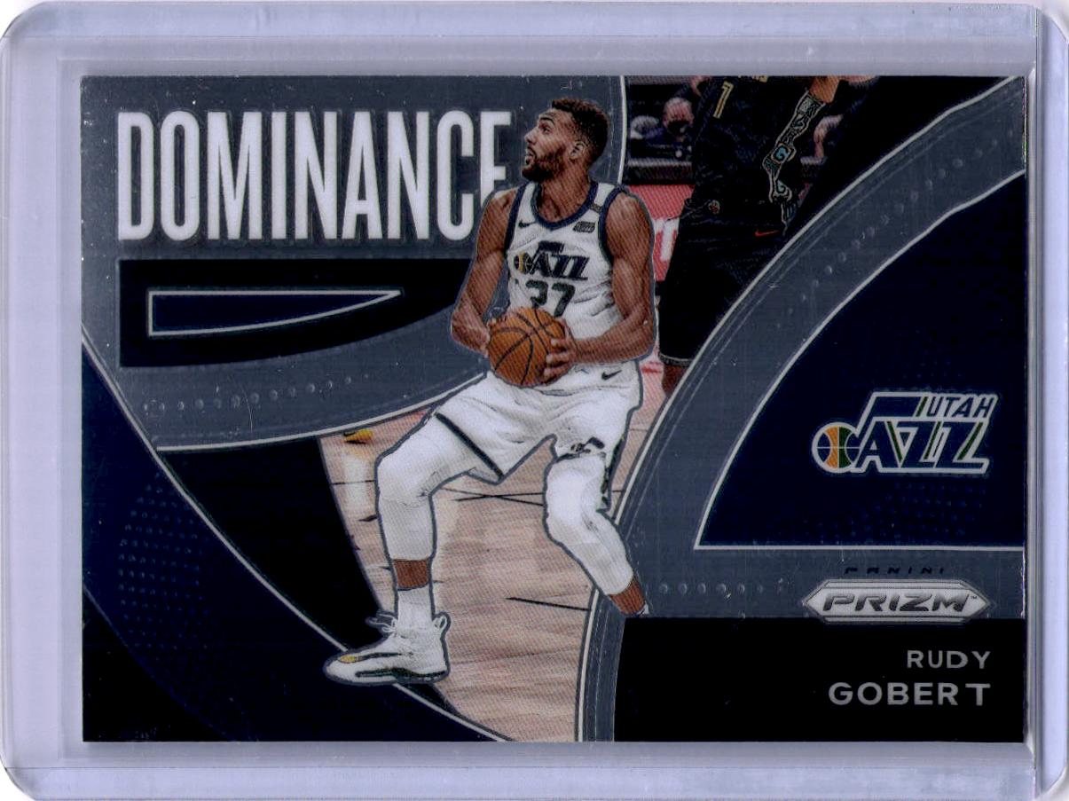 2021-22 Panini Prizm #23 Rudy Gobert Dominance