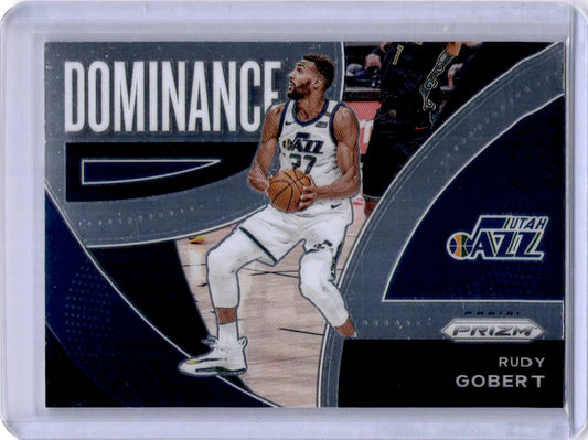 2021-22 Panini Prizm #23 Rudy Gobert Dominance
