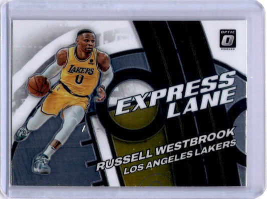 2021-22 Donruss Optic #14 Russell Westbrook Express Lane