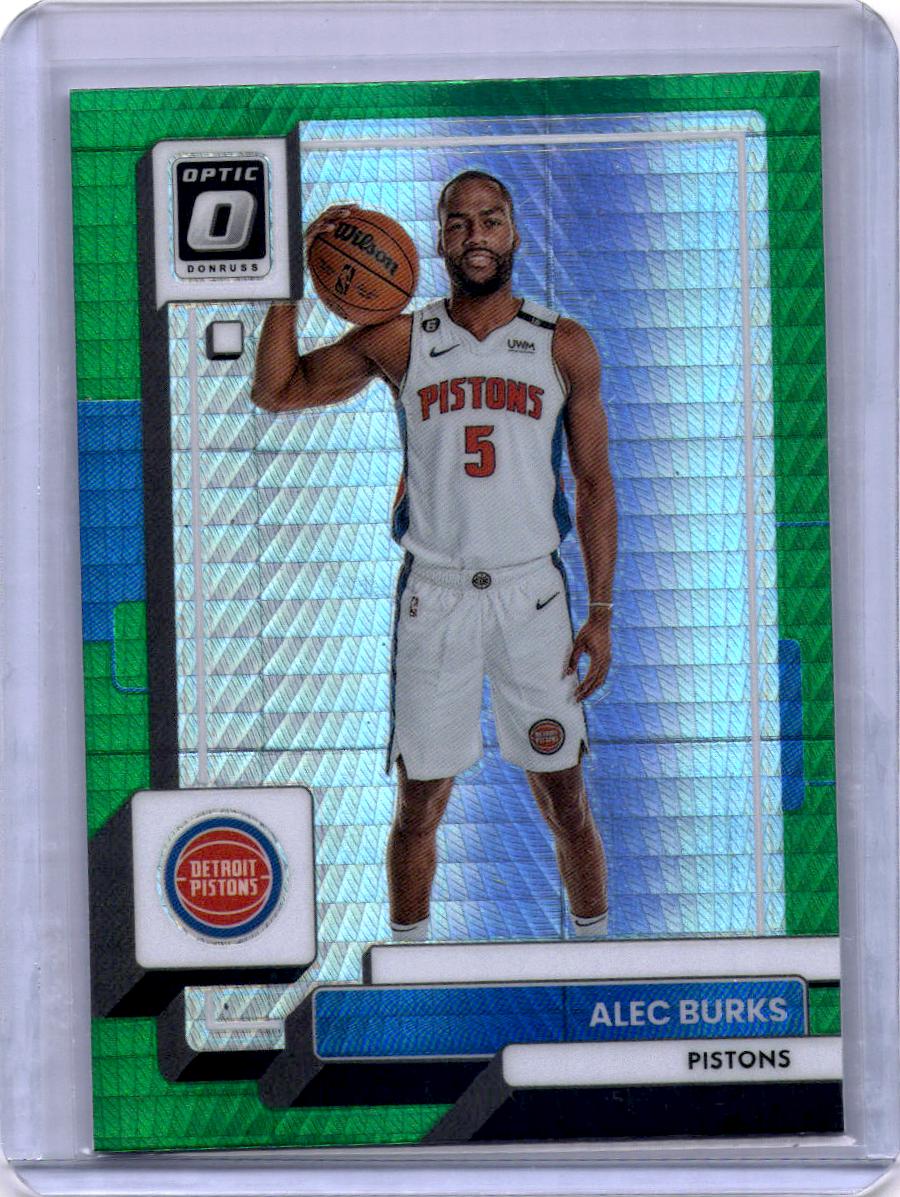 2022-23 Donruss Optic #104 Alec Burks Hyper Green