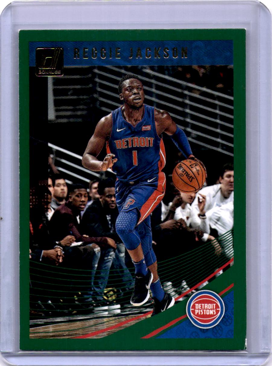 2018-19 Donruss #110 Reggie Jackson Green Flood