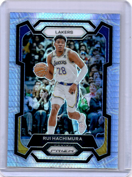 2023-24 Panini Prizm #42 Rui Hachimura Prizms Silver