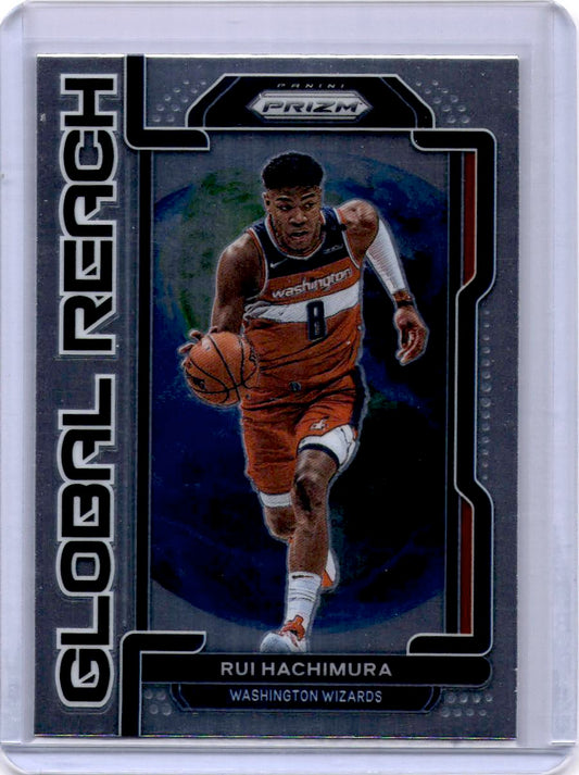 2021-22 Panini Prizm #6 Rui Hachimura Global Reach