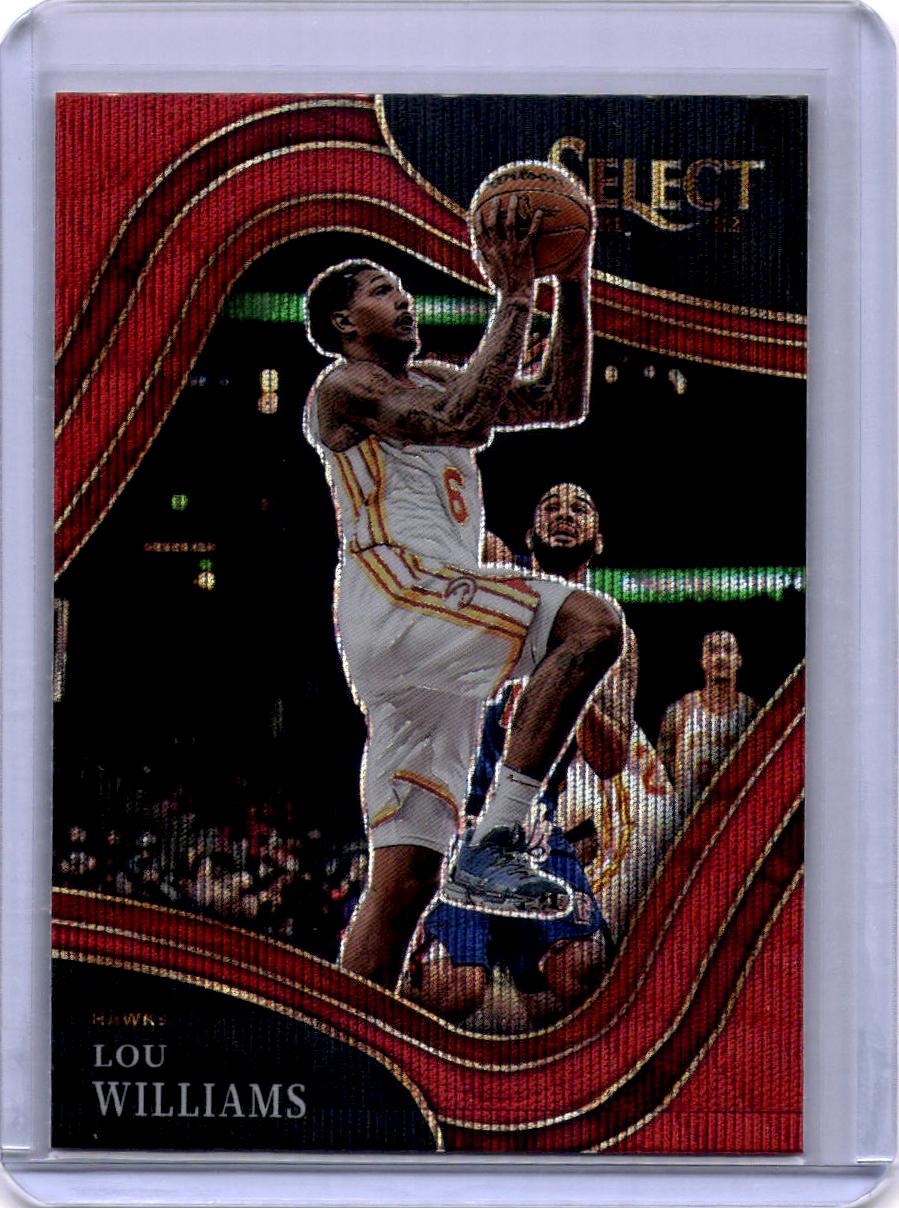 2021-22 Panini Select #239 Lou Williams Red Wave Prizms