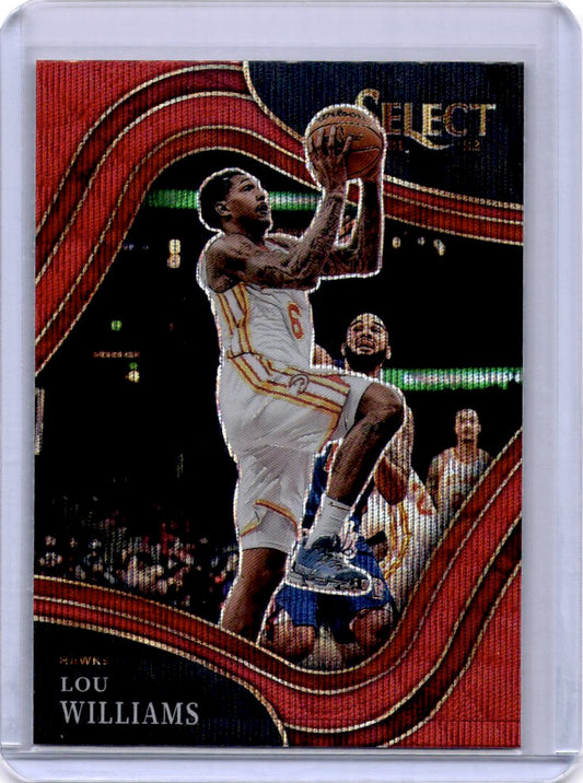 2021-22 Panini Select #239 Lou Williams Red Wave Prizms