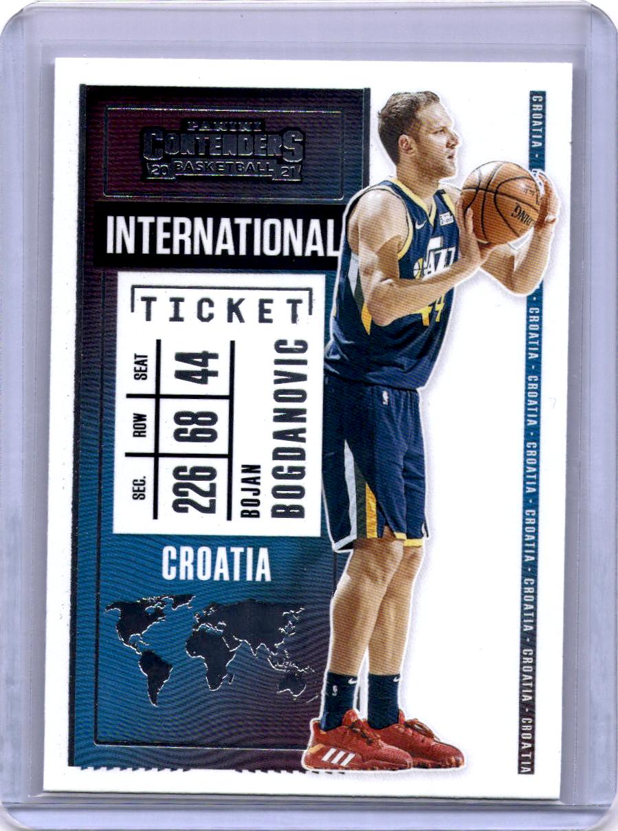 2020-21 Panini Contenders #16 Bojan Bogdanovic International Ticket