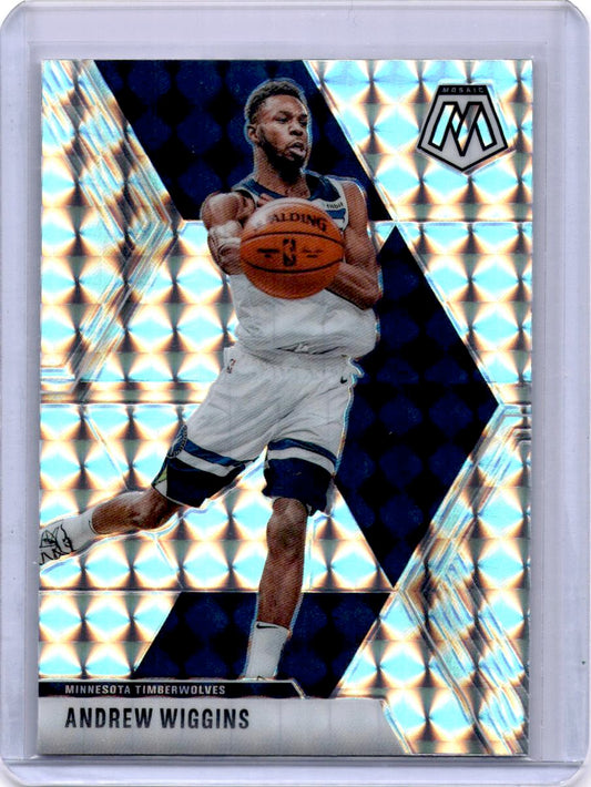 2019-20 Panini Mosaic #73 Andrew Wiggins Prizm