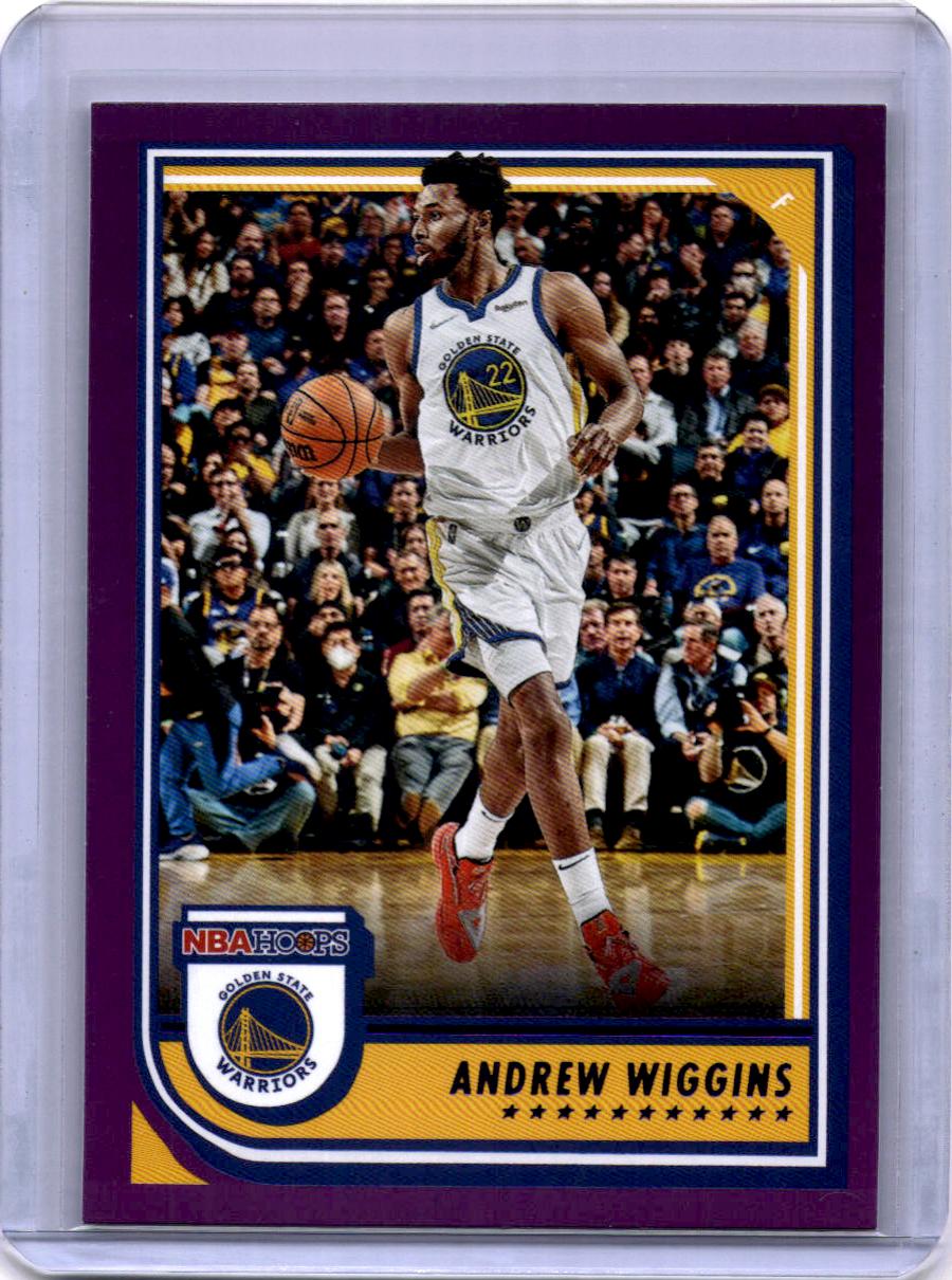 2022-23 Hoops #227 Andrew Wiggins Purple