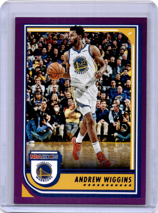 2022-23 Hoops #227 Andrew Wiggins Purple